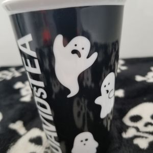 Davids Tea Halloween mug missing lid
